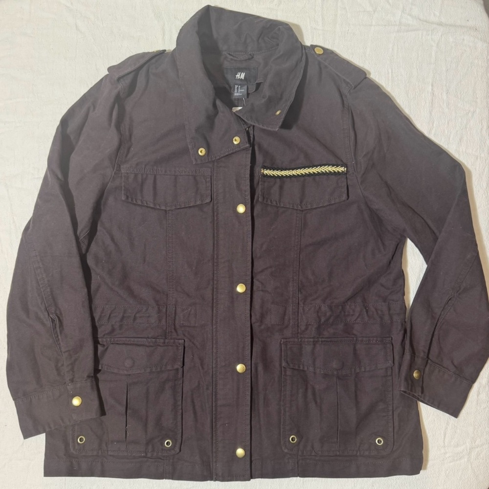 H&M Utility Jacket with Gold Details